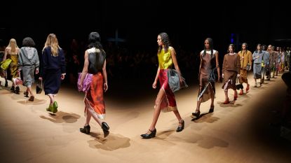 Prada S/S 2023 runway show finale, a 2022 fashion highlights